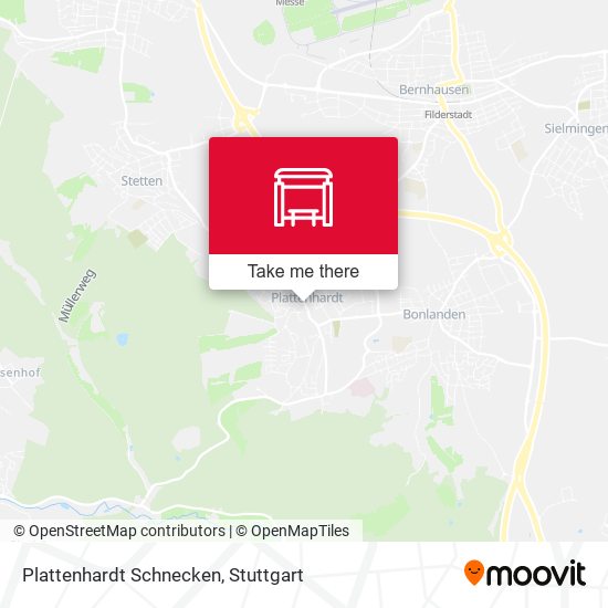 Карта Plattenhardt Schnecken