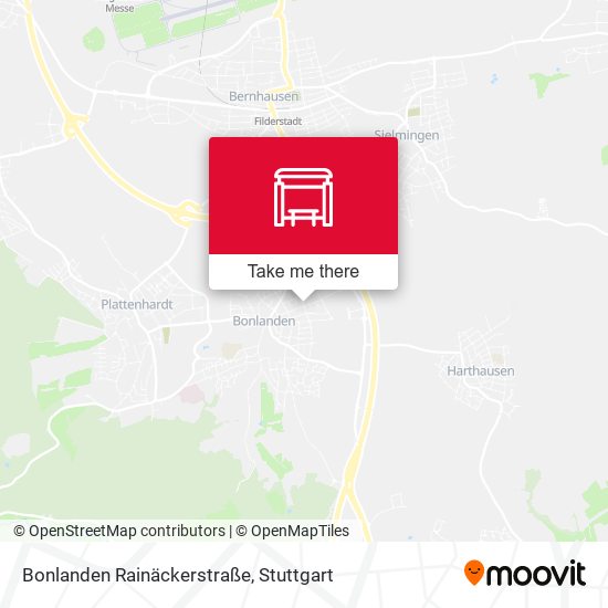 Bonlanden Rainäckerstraße map