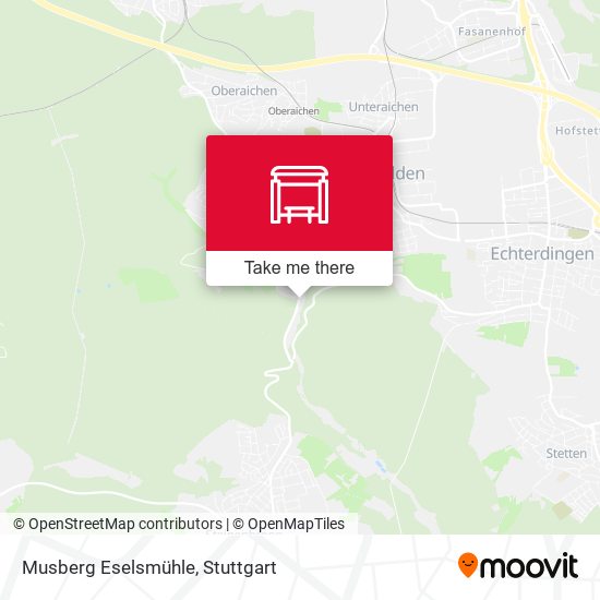 Musberg Eselsmühle map
