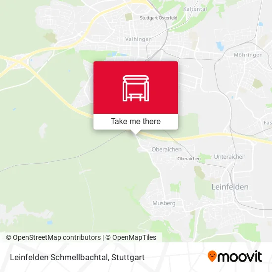 Карта Leinfelden Schmellbachtal