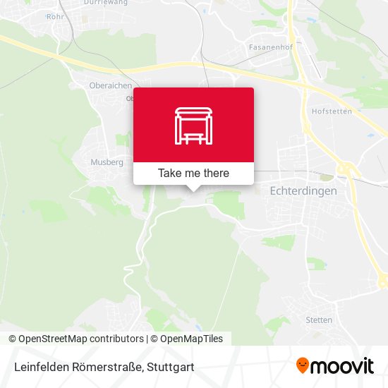 Leinfelden Römerstraße map