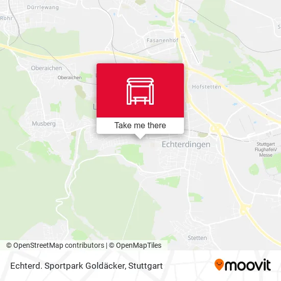 Карта Echterd. Sportpark Goldäcker