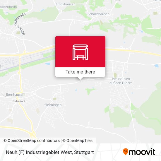 Neuh.(F) Industriegebiet West map