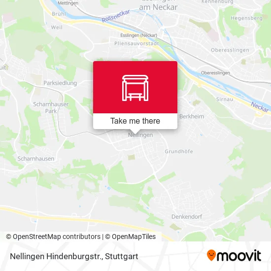 Карта Nellingen Hindenburgstr.