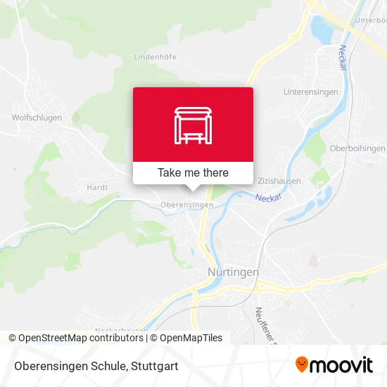 Карта Oberensingen Schule