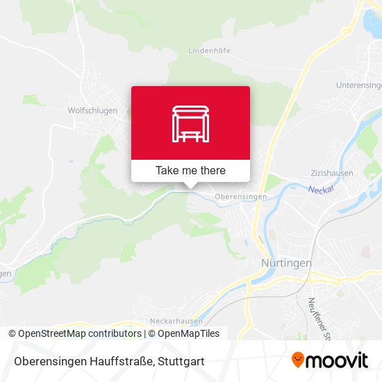 Oberensingen Hauffstraße map