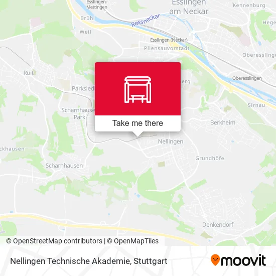Карта Nellingen Technische Akademie