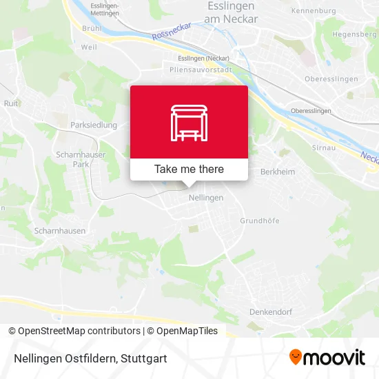 Карта Nellingen Ostfildern
