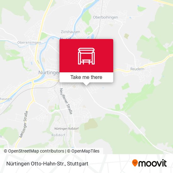 Nürtingen Otto-Hahn-Str. map