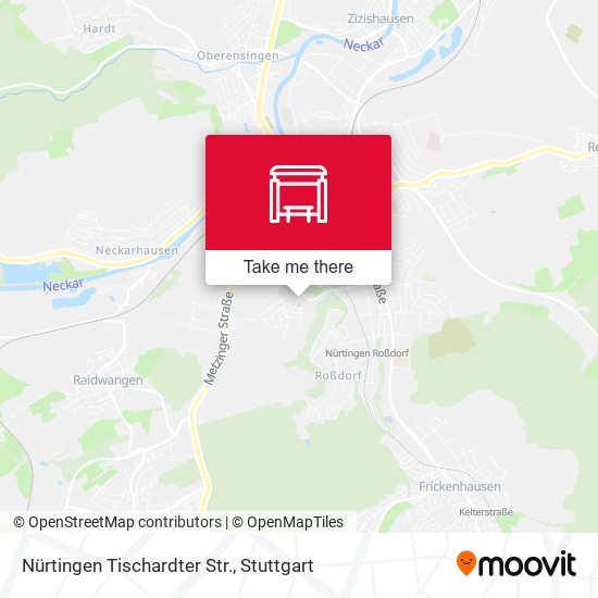 Карта Nürtingen Tischardter Str.