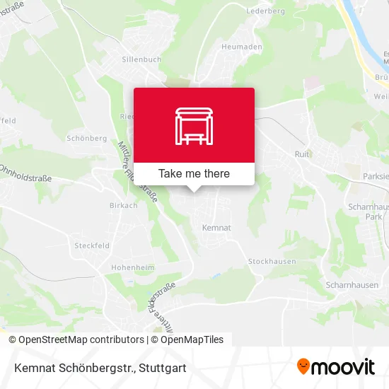 Карта Kemnat Schönbergstr.