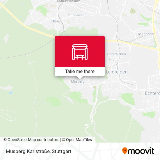 Musberg Karlstraße map