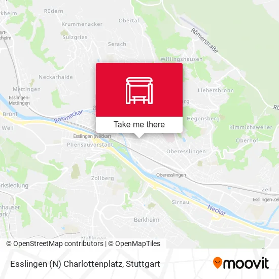 Карта Esslingen (N) Charlottenplatz
