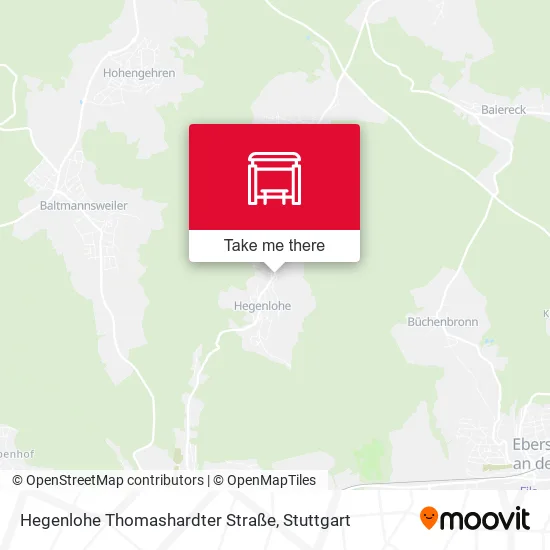 Карта Hegenlohe Thomashardter Straße