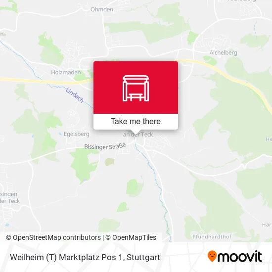 Карта Weilheim (T) Marktplatz Pos 1