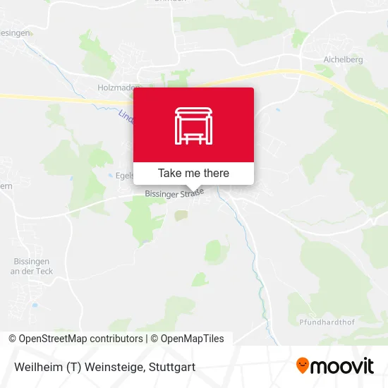 Карта Weilheim (T) Weinsteige