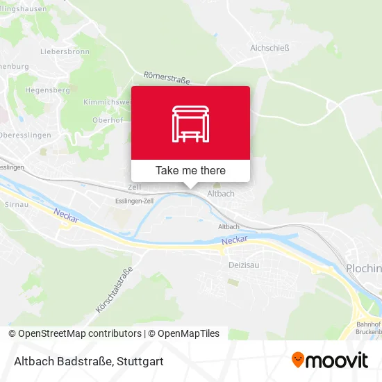 Карта Altbach Badstraße