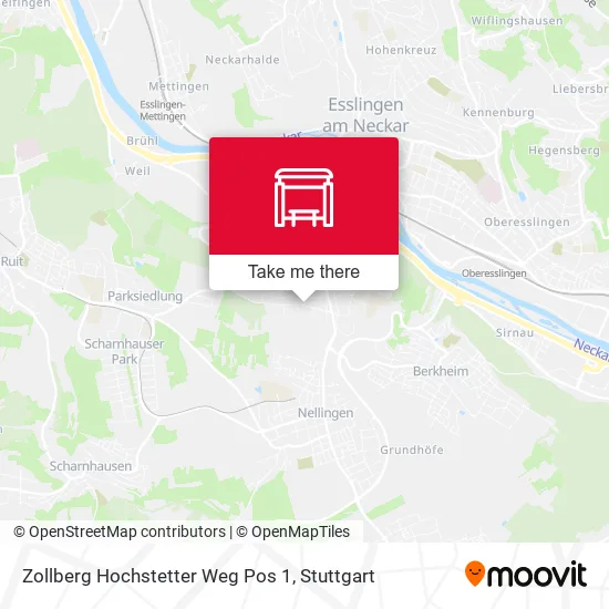 Карта Zollberg Hochstetter Weg Pos 1