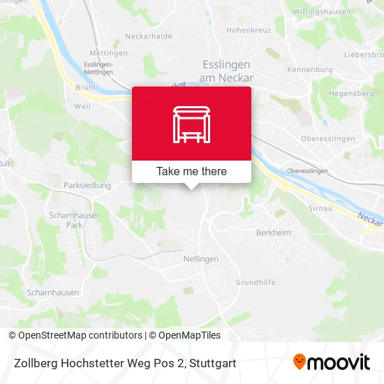 Карта Zollberg Hochstetter Weg Pos 2
