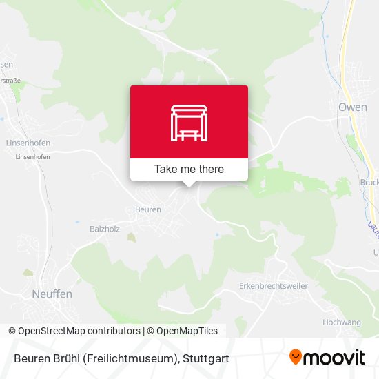 Beuren Brühl (Freilichtmuseum) map