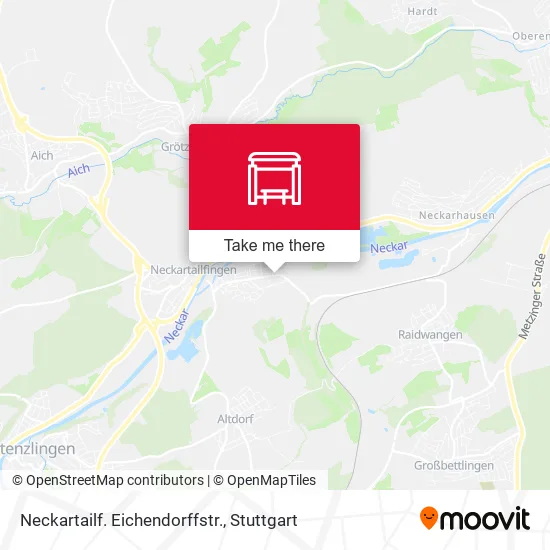 Карта Neckartailf. Eichendorffstr.