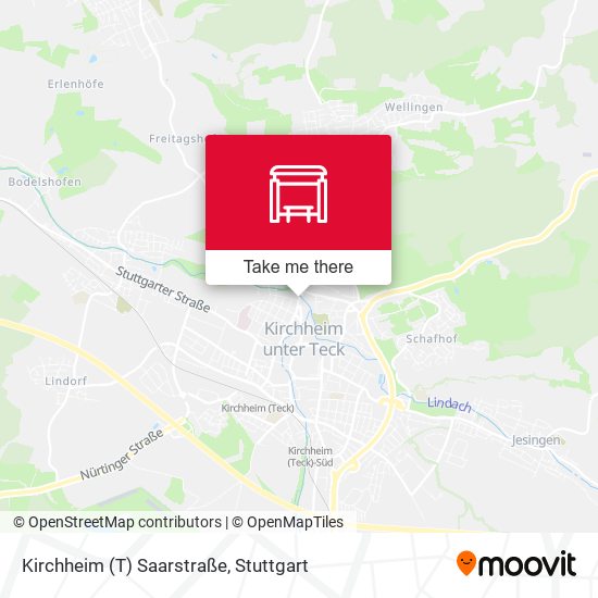 Kirchheim (T) Saarstraße map