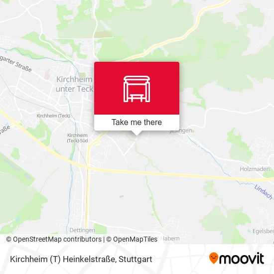 Карта Kirchheim (T) Heinkelstraße