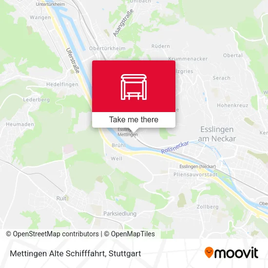 Карта Mettingen Alte Schifffahrt
