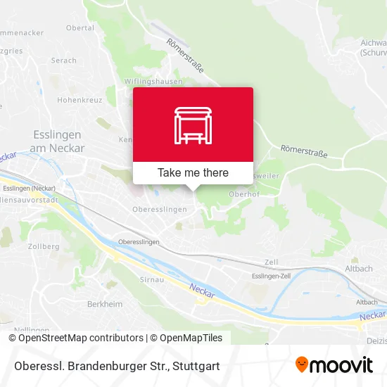 Карта Oberessl. Brandenburger Str.