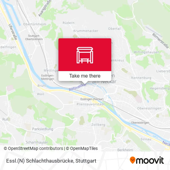 Карта Essl.(N) Schlachthausbrücke