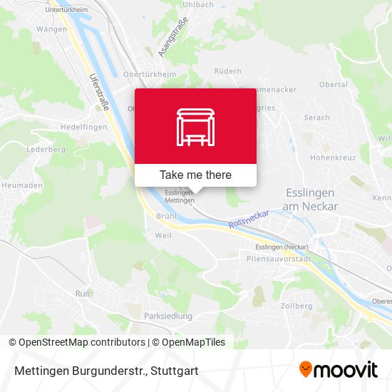 Mettingen Burgunderstr. map