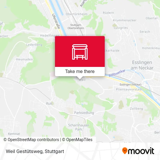 Карта Weil Gestütsweg