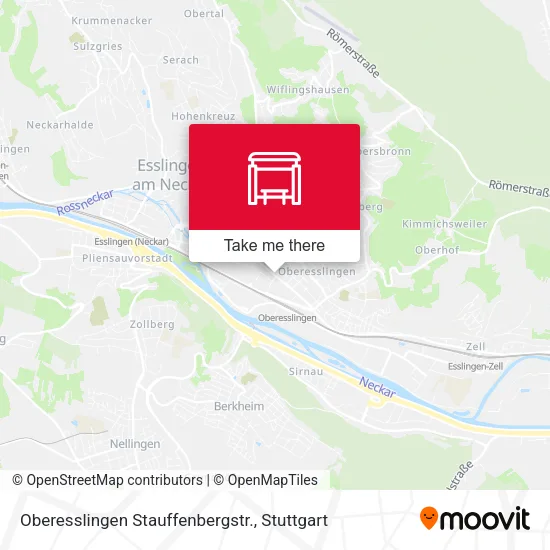 Карта Oberesslingen Stauffenbergstr.