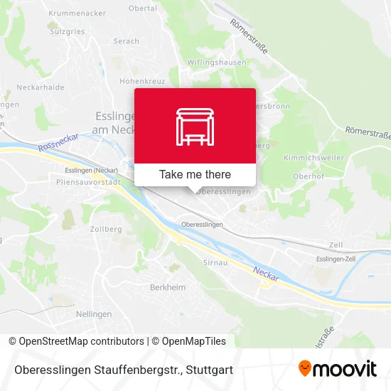 Карта Oberesslingen Stauffenbergstr.