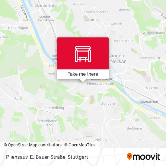 Карта Pliensauv. E.-Bauer-Straße