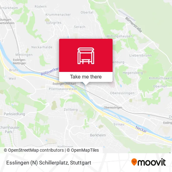 Карта Esslingen (N) Schillerplatz