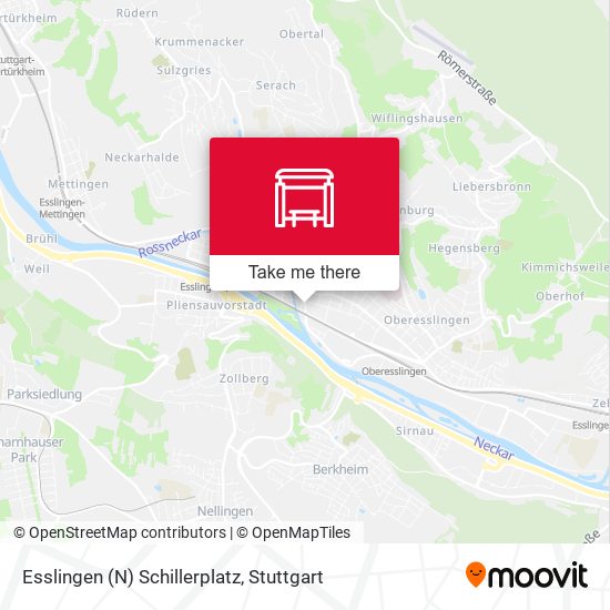 Карта Esslingen (N) Schillerplatz