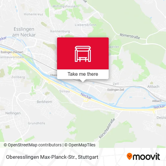 Карта Oberesslingen Max-Planck-Str.