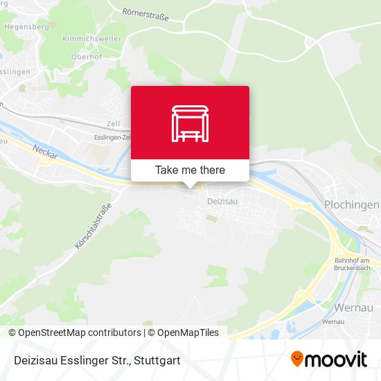 Карта Deizisau Esslinger Str.