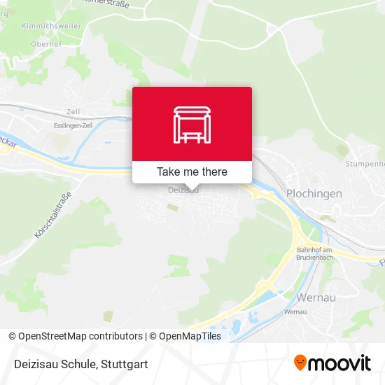 Карта Deizisau Schule