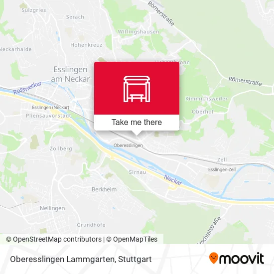 Карта Oberesslingen Lammgarten