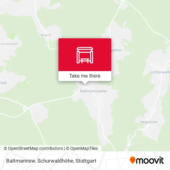 Карта Baltmannsw. Schurwaldhöhe