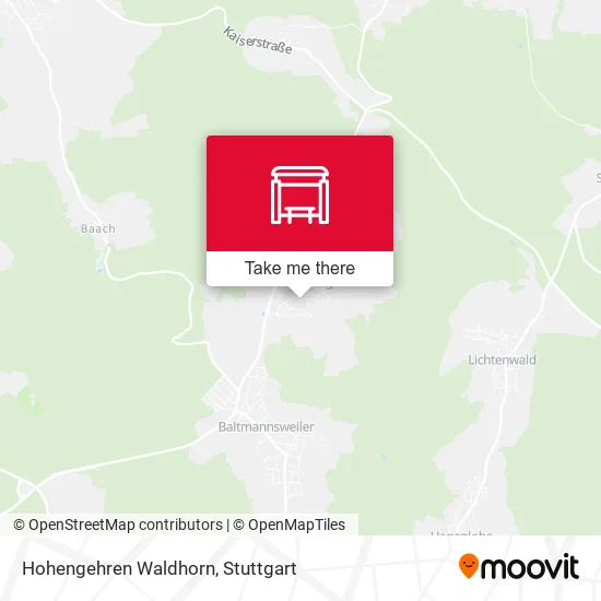 Карта Hohengehren Waldhorn