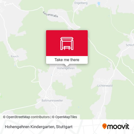 Hohengehren Kindergarten map