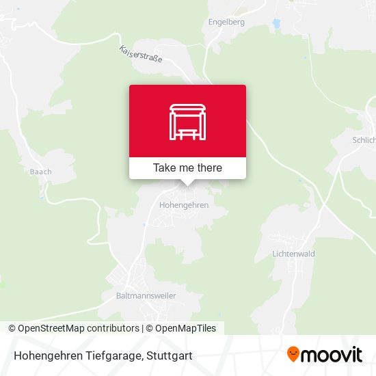 Карта Hohengehren Tiefgarage