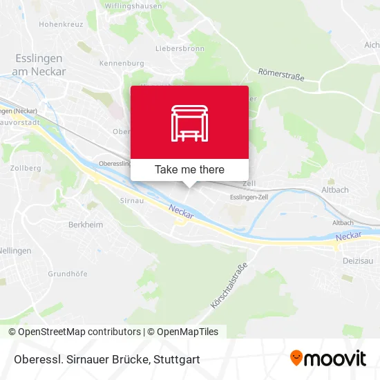 Карта Oberessl. Sirnauer Brücke