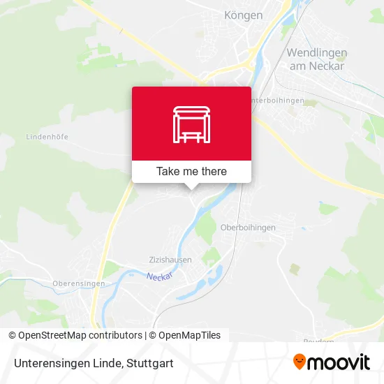 Карта Unterensingen Linde