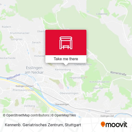 Карта Kennenb. Geriatrisches Zentrum