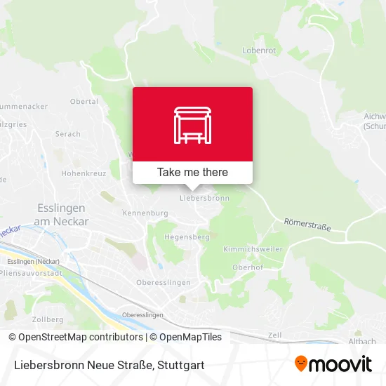 Liebersbronn Neue Straße map