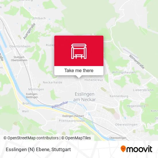 Карта Esslingen (N) Ebene